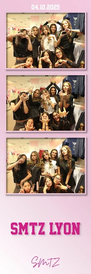 Template photobooth sur mesure, bandelette souvenir 5×15 cm
